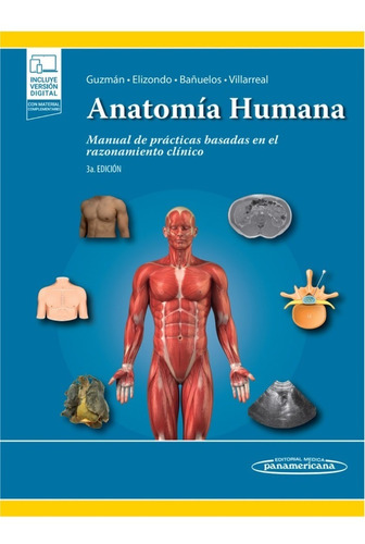 Anatomía Humana Manual De Prácticas Basadas En El Razonamiento Clínico 2a Edición 2018, De Santos Guzmán López, Rodrigo., Vol. 1. Editorial Médica Panamericana, Tapa Blanda En Español, 2022