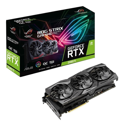  Placa De Video Asus Rog Strix Rtx 2080ti 11gb Gaming 12cts