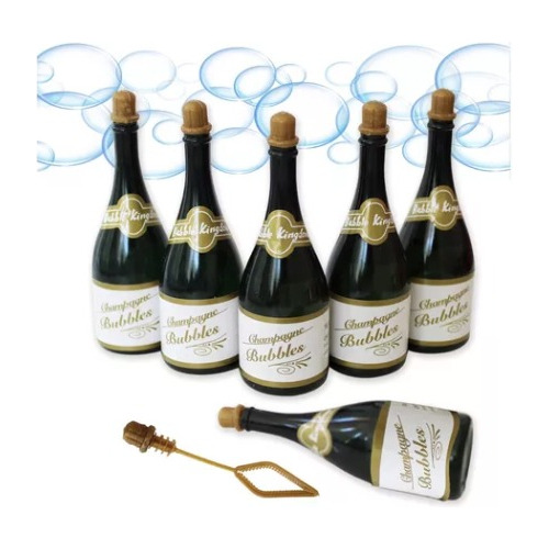 24 Pzas De Botellas Burbujas De Champaña Para Boda O Evento