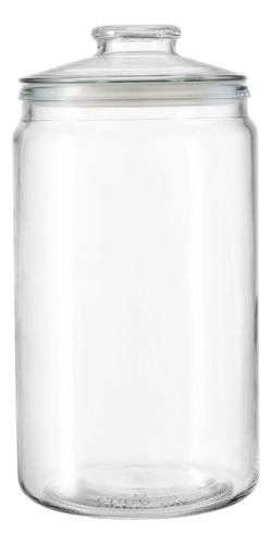 Emporium Contenedor De Vidrio 6 Lt Recipiente Para Almacenar Color Transparente