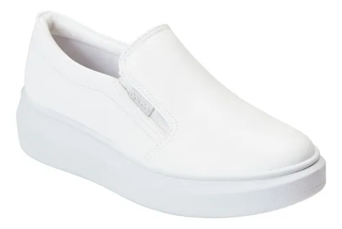 T nis Feminino Slip On Casual Branco Colcci Frete gr tis