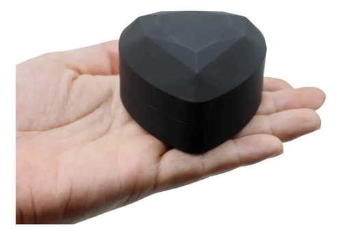 Caja De Anillo De Compromiso En Forma De Corazón Con Luz Led