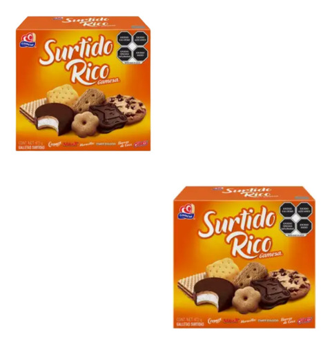 Surtido Rico Gamesa 848 G - 2 Cajas