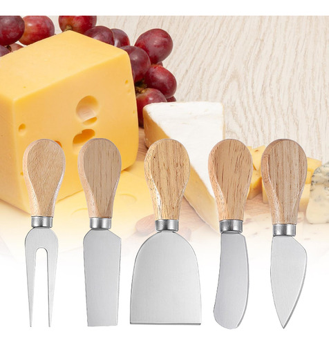 2 Juego De 5 Cuchillos Para Queso, Cuchillos Para ,