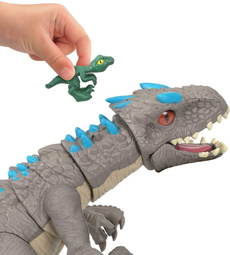 Imagen 4 de 9 de Dinosauro Imaginext Jurassic World Gran Indominus Rex Mattel