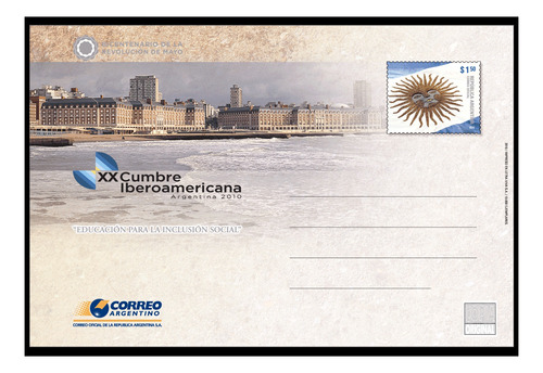 Entero Postal. Xx Cumbre Iberoamericana De Jefas/es Estado