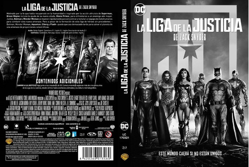 Liga De La Justicia Zack Snyder Cut  Bluray