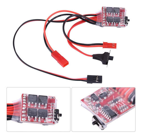 Controlador De Velocidad Con Freno, Modelo Rc Esc, 20a Cepil