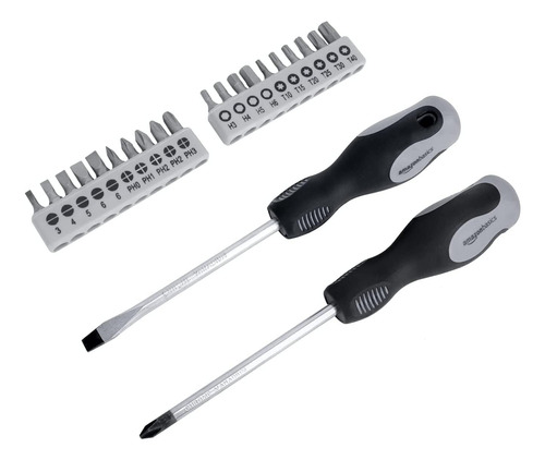 Juego De Herramientas Amazon Basics De 65 Piezas Para Repara