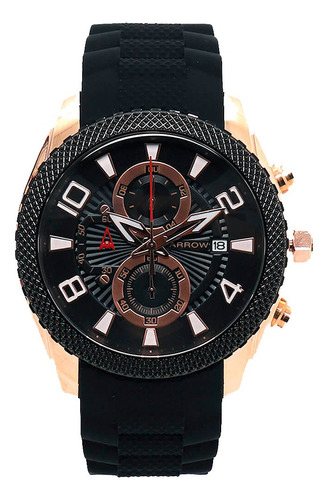 Reloj Sport Arrow Aws0228ne Correa Negro