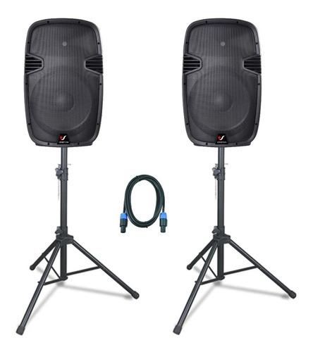 Venetian Combo Sonido Caja Activa Pasiva Cable Pies Bluetoot