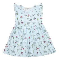 Comprar Vestido Volado Mini Anima Verano Bebe Kids Primavera Celeste