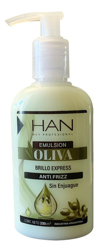 Han Enjuague +mascara + Crema De Peinar Oliva Antifrizz