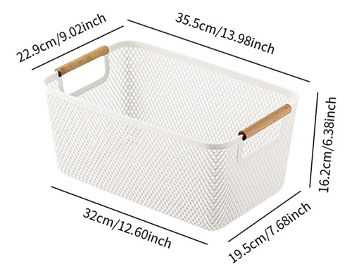 Cesta De Almacenamiento Reutilizable Decorativa Multiusos