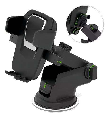 Suporte P/ Celular Gps Veicular Trava Inteligente Automático