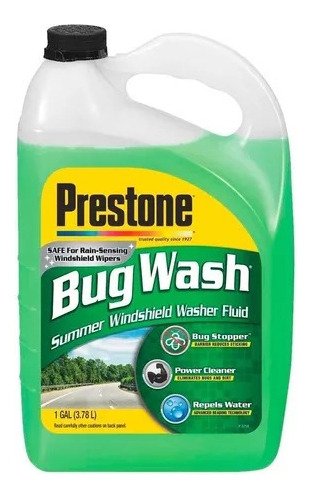 Prestone Bug Wash Líquido Limpiaparabrisas 3.78 L (1 Galón)