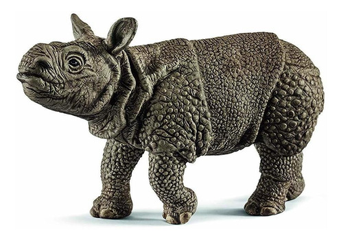 Schleich Ranger Y Juego De Juego De Rinoceronte Indio Monigo