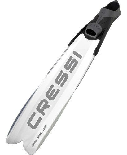 Aleta Cressi Gara Turbo Impulse Buceo Blanco 28/29 Mx