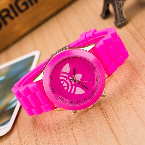 Relógio Pulso Feminino Pulseira Silicone Esportivo