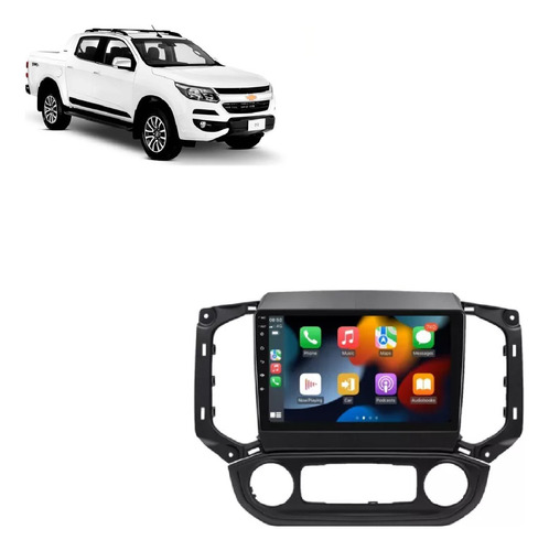 Central Multimídia Android Chevrolet S10 2017-22 4/64gb 9p