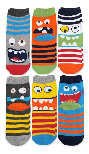 Jefferies Socks Paquete De 6 Pares De Calcetines Con Patron 