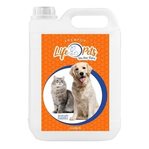 Shampoo Life Pets Neen  - Carrapatos, Pulgas E Sarnas 5 Litr