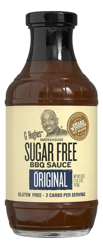 G Hughes Bbq Original Salsa De Barbacoa Sin Azúcar 510g
