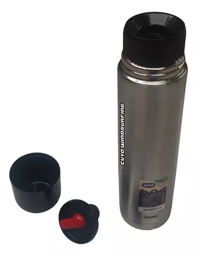 Termo Bala Acero Inoxidable Para Mate Cafe 1 Litro Con Tapon