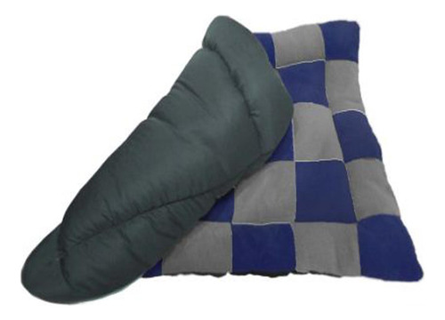 Kit 2 Colchonete Colchão Pet Caminha Tapete Lavável 100x60 Cor Azul