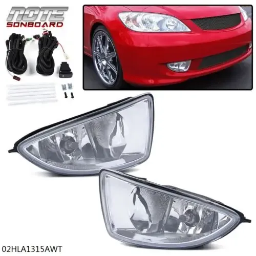 xps Front Bumper Foglight Fog Lamp Upgrade Kit For HONDA CIVIC ES 2004 xps Front Bumper Foglight Fog Lamp Upgrade Kit For HONDA CIVIC ES 2004