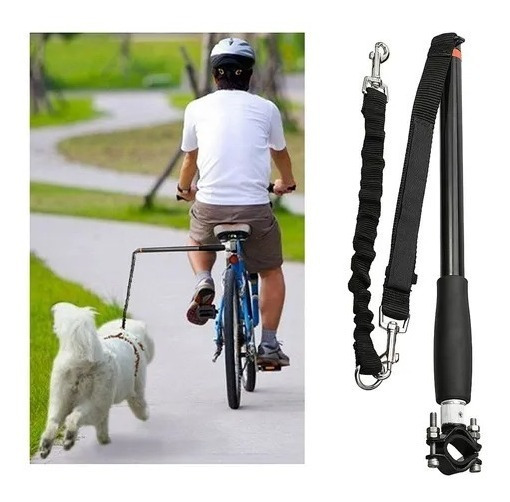 Acero inoxidable bicicleta correa bicicleta soporte para el perro 
