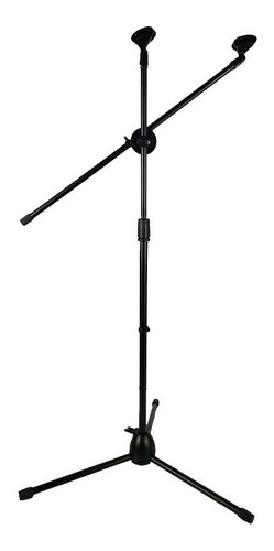 Pedestal Tripie Para Microfono Con Boom Sube Y Baja 