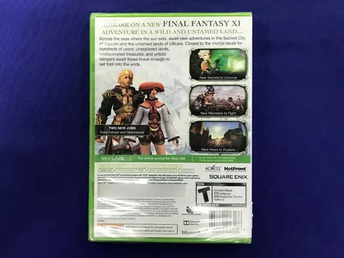 Jogo Final Fantasy Xl Online Seekers Of Adoulin Xbox 360