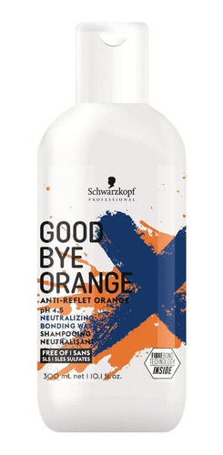 Shampoo Neutraliza Naranja Good Bye Orange 300ml Schwarzkopf