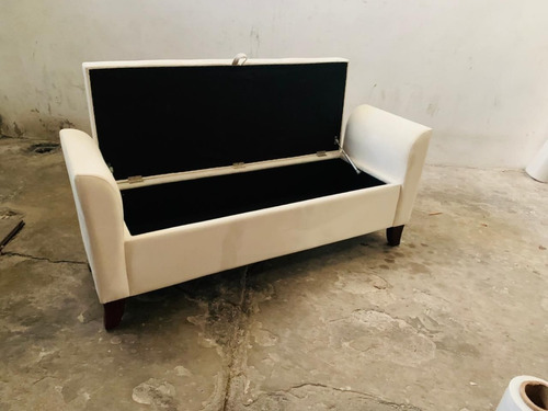 Imagen 6 de 8 de Piecera Baúl Matrimonial Pie De Cama Otomana