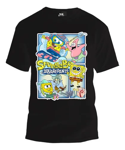 comprar Playera Infantil Bob Esponja Y Sus Amigos Estilo Casual