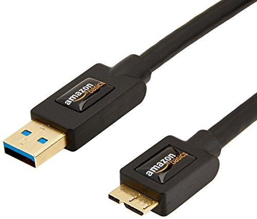 Cable Usb 3.0 Amazonbasics Usb A Macho A Micro-b, 3 Ft