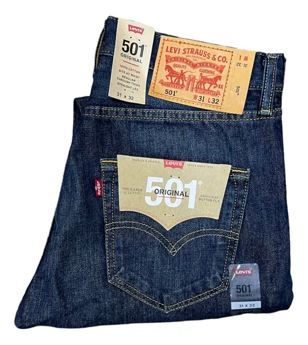 Jeans Levis Azul Petroleo 501 MercadoLibre