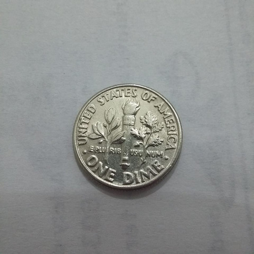 Moneda De Estados Unidos 1 Dime Año 1994