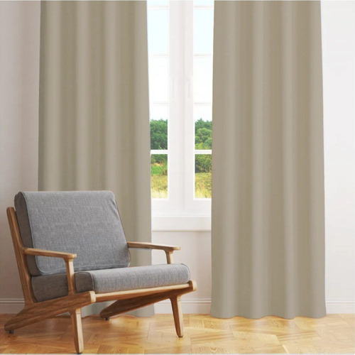 Juego Cortinas Blackout Textil Presilla Escondida 1,50 Mts