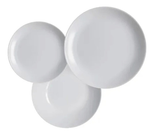 Juego Vajilla Luminarc Diwali Granit Set 18 Piezas Vidrio