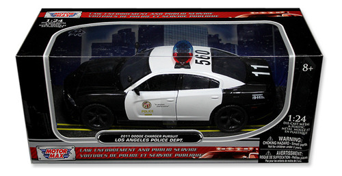 2011 Dodge Charger Pursuit Lapd 1:24 Motor Max