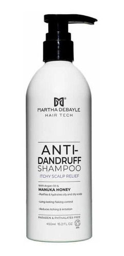 Shampoo Martha Debayle Anti-dandruff De 450 Ml