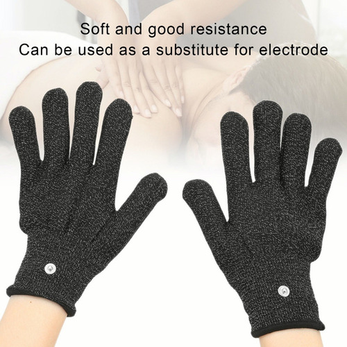 Electrodo Guantes Electroterapia Masajeador Decenas Máquina