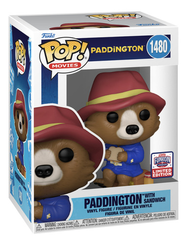 Sanduíche Bear Paddington Funko Pop 1480 exclusivo para convenções