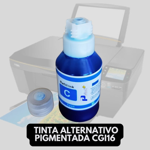  Botella Tinta Alternativa Gi16 Maxify Gx6010 Gx7010 C, M, Y