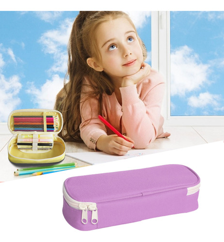 Estuche K De Tela Para Lápices Student 1009 De Gran Capacida