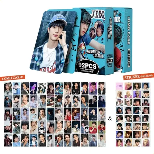 Yyzj K-pop Rx28 Jin (bts) - 92 Peças (60 Cartões Ddqq L | MercadoLivre