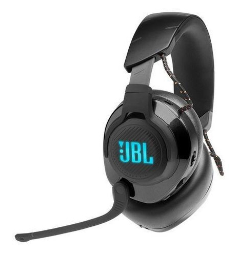Imagen 1 de 4 de Audífonos gamer inalámbricos JBL Quantum 600 negro con luz LED