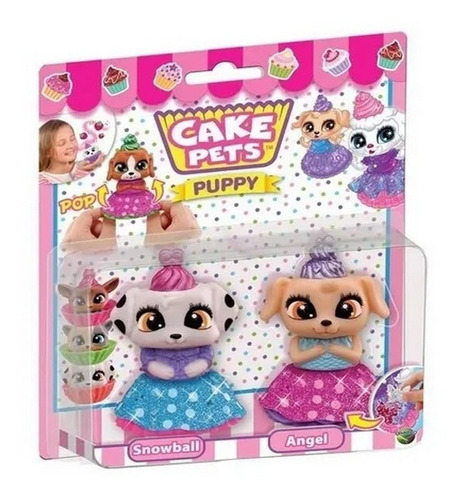 Cake Pets X 2 Originales Coleccionables Jeg D155003 El Gato